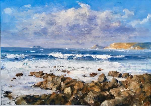 - Oil on Board, Painting by David Rust, measuring 29 x 41 cm (H x W) framed at 48 x 60 cm £750